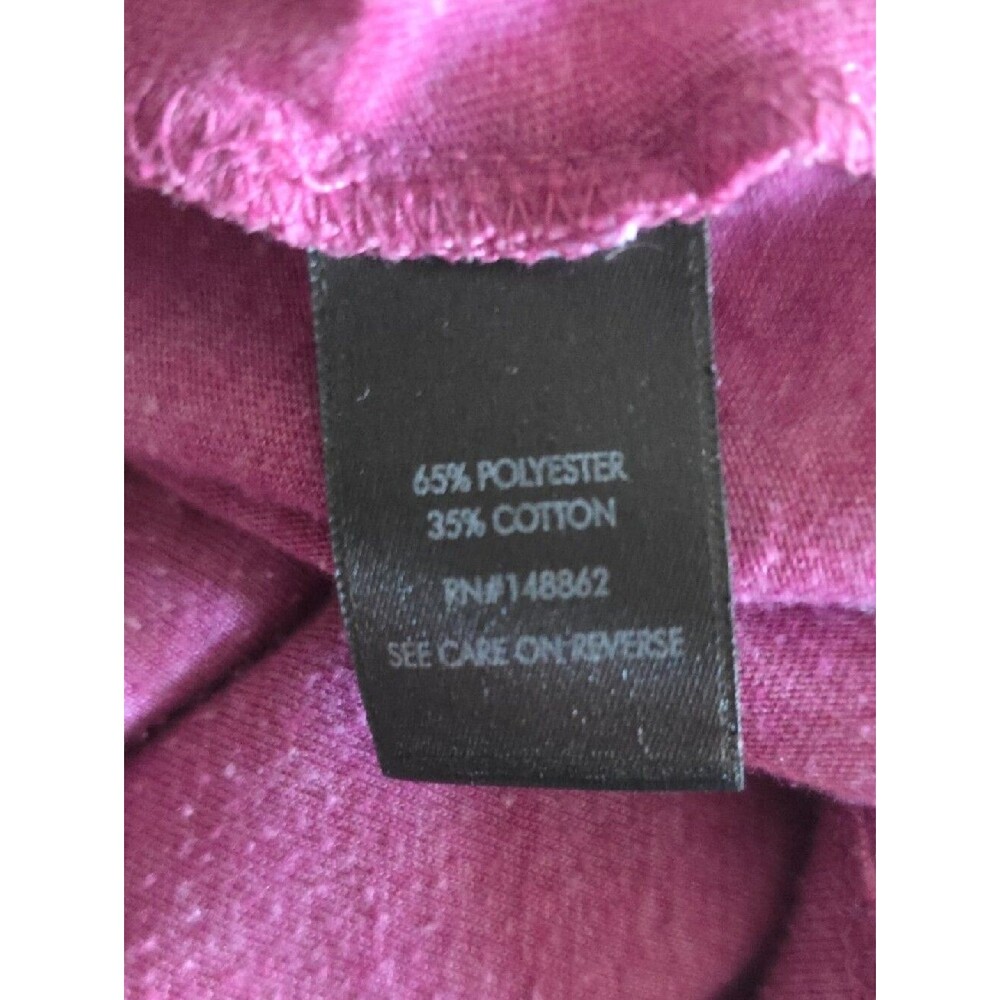 torrid Heathered Raspberry Crewneck Short Sleeve Tee - Picture 4 of 5